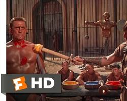 Image of Spartacus in Gladiator school