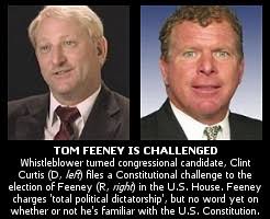 Tom Feeney (R-Abramoff) expressed his obnoxious indignation over the democratic (small &quot;d&quot;) Congressional election challenge filed by Christine Jennings (D) ... - ClintCurtis_TomFeeney_ElectionChallenge