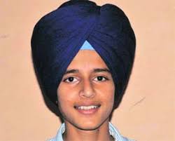 Ajayveer Singh, a student of Shaheed Bhai Taru Singh Senior Secondary School in Mohali village, ... - chd10