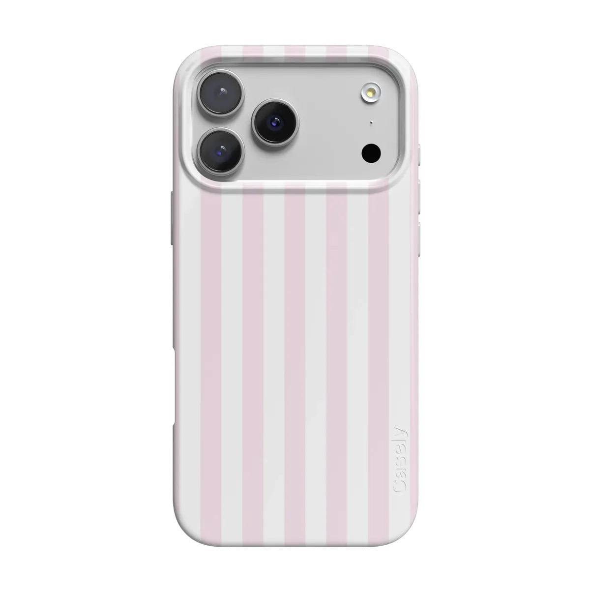 Casely iPhone 17 Pro Max Compatible with MagSafe Pink Stripes