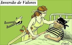 Resultado de imagem para charges - bandidos nao e santo