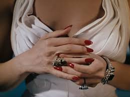 Image result for images fifties women painted nails