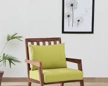Image of solid wood armchair
