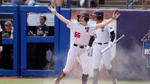 texas softball score