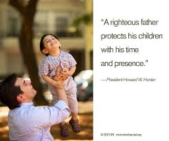 Pres. Howard W. Hunter on fathers. #LDS #Mormons | Pres. Howard W ... via Relatably.com