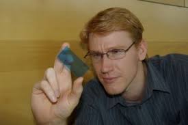 Craig Priest with a microfluidic chip. Credit: Niall Byrne, Fresh Science. The technique, known as microfluidics is already used commercially to separate ... - imgp6189-300x200