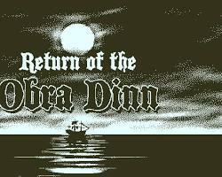 Image of Return of the Obra Dinn game