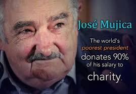 Jose Mujica: I <b>earn more</b> than I need - t2046be_Q