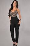 Lace jumpsuits for women