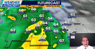 Chicago weather: Rain moves in Monday with potential for damaging storms