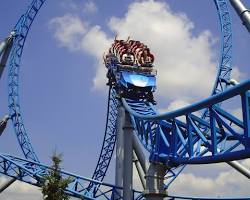 Image of Blue Fire Megacoaster Achterbahn im EuropaPark, Rust