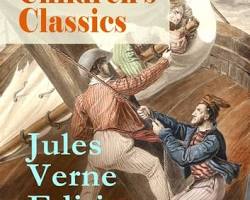 Image of Children reading Jules Verne books