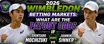 2026 Wimbledon Betting Markets: What Are the Payout Odds if Shintaro Mochizuki Wins vs. Jannik Sinner?