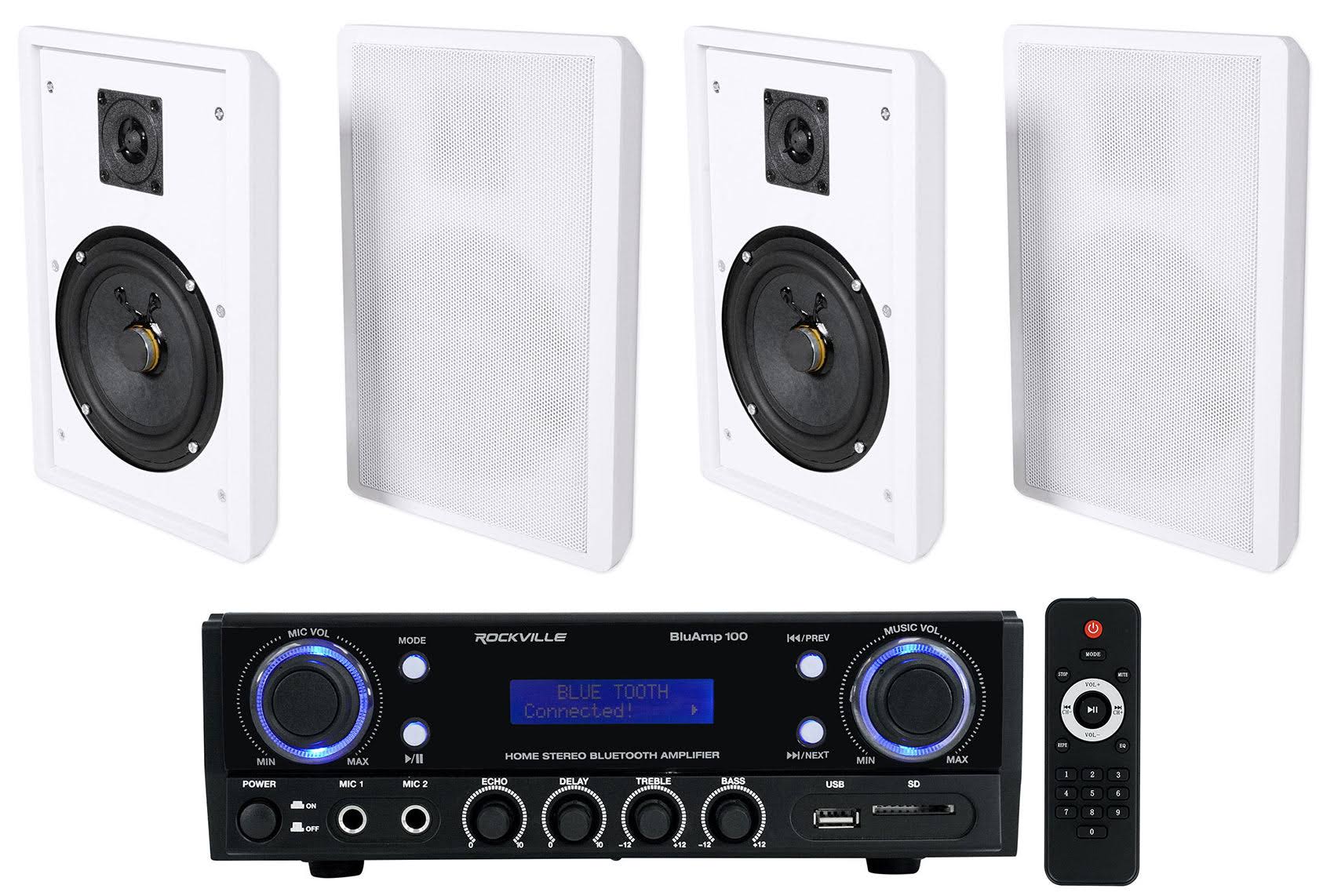 Rockville Wall Mount Speakers