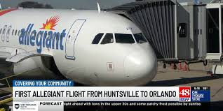 Allegiant Air Launches New Huntsville-Orlando Service