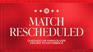 Chicago Fire FC and Vancouver Whitecaps FC Match at Soldier Field Rescheduled Due to Air Quality Conditions
