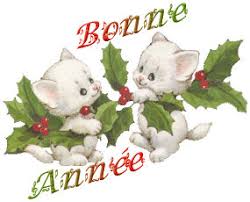 Résultat de recherche d'images pour "bonne année chat"