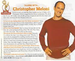 Talking With Christopher Meloni | Special Victims Unit via Relatably.com