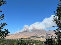 Smoke visible from fire in Mogul area | Fire Watch | 2news.com