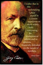 Georg Cantor I See It Quotes. QuotesGram via Relatably.com