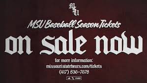 MoState Baseball Season Tickets on Sale Now