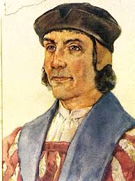 Dias left with the best charts and latest equipment, commandeering two caravels and a broad-bottomed boat ... - Bartolomeu-Dias-c.1451-1500