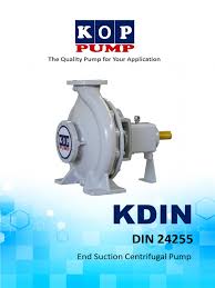 KDIN End Suction Centrifugal Pump | PDF | Pump | Secondary ...