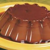 Resultado de imagen de flan de chocolate con cuajada