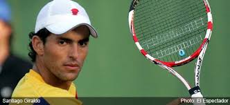 Colombian tennis player Santiago Giraldo defeated France&#39;s Jeremy Chardy in the second round of the 2011 Mercedes Cup on Wednesday. - santiago_giraldo1
