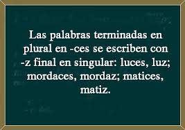 Resultado de imagen de ORTOGRAFIA DE LA Z Y LA D FINALES