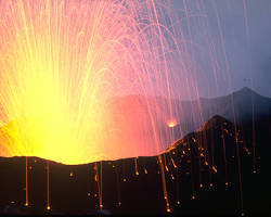 Image of Strombolian eruption