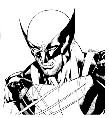 Image result for coloring pages wolverine