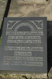 Grab von Gottlieb Ernst Carl Pannenborg (22.06.1836-12.04.1907 ... - wn033