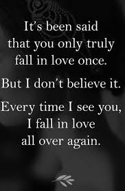 best love quotes -It&#39;s been said that you only truly fall in love ... via Relatably.com