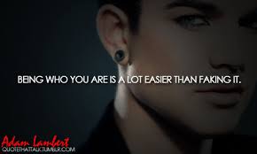 Adam-Lambert-quote | Tumblr via Relatably.com