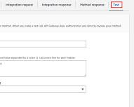 Image of creating a method in the AWS API Gateway console