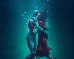 Shape of Water (2017) passionate love movie poster