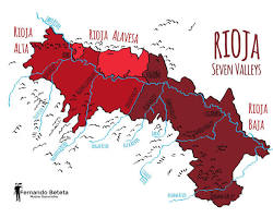 Imagen de la región vinícola de La Rioja, España