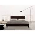 Brown leather bed frame Sydney