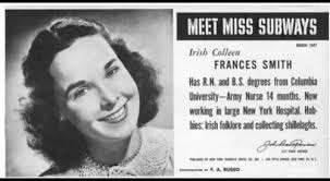 And Frances Smith, Army Nurse: MsSubways8. And Helen Lee, Columbia grad and 1st Asian-American Miss Subways in 1949: - 6a00d8342b975653ef017c328ba086970b-500wi