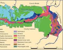 Imagine cu soil map of Ialomița County