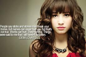Demi Lovato Bullying Quotes. QuotesGram via Relatably.com