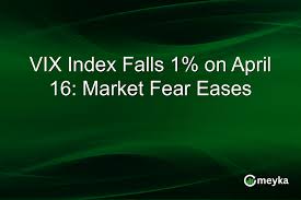 VIX Index Falls 1% on April 16: Market Fear Eases