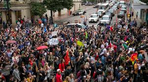 Image result for anti-Trump protest