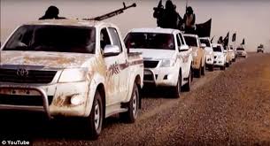 Image result for pictures ISIS convoys