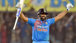 Rohit Sharma steals show maiden