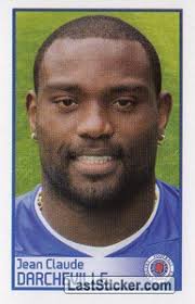 Jean Claude Darcheville (Rangers). 456. Panini Scottish Premier League 2008- ... - 456