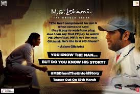 Image result for M.S. Dhoni: The Untold Story  film posters