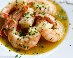 Shrimp scampi American food