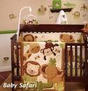 Safari cot bedding